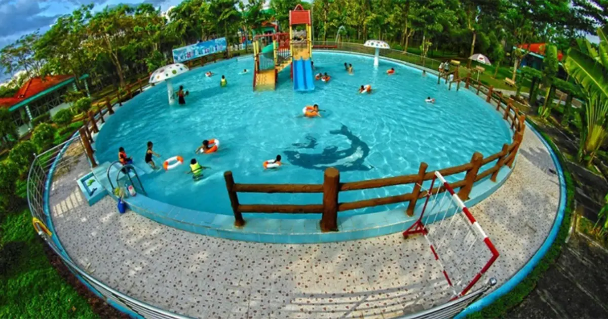 trò chơi dưới nước khu du lịch Bửu Long