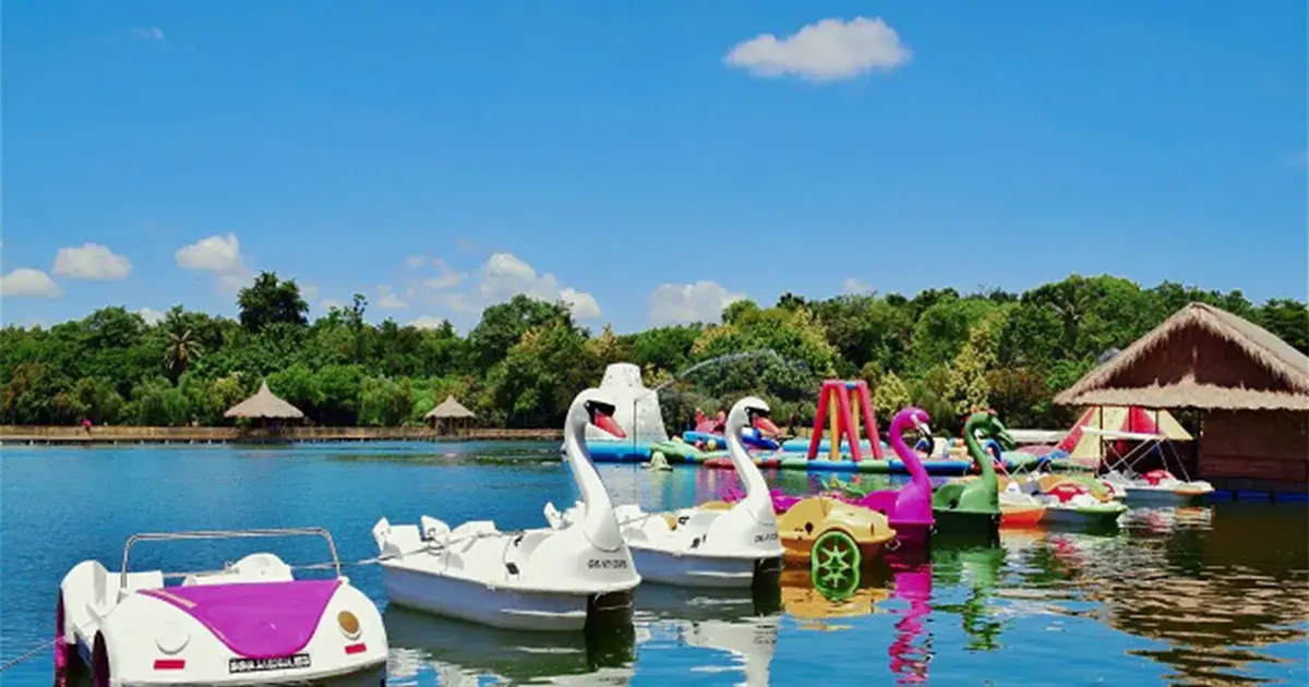 đạp vịt khu du lịch suối mơ