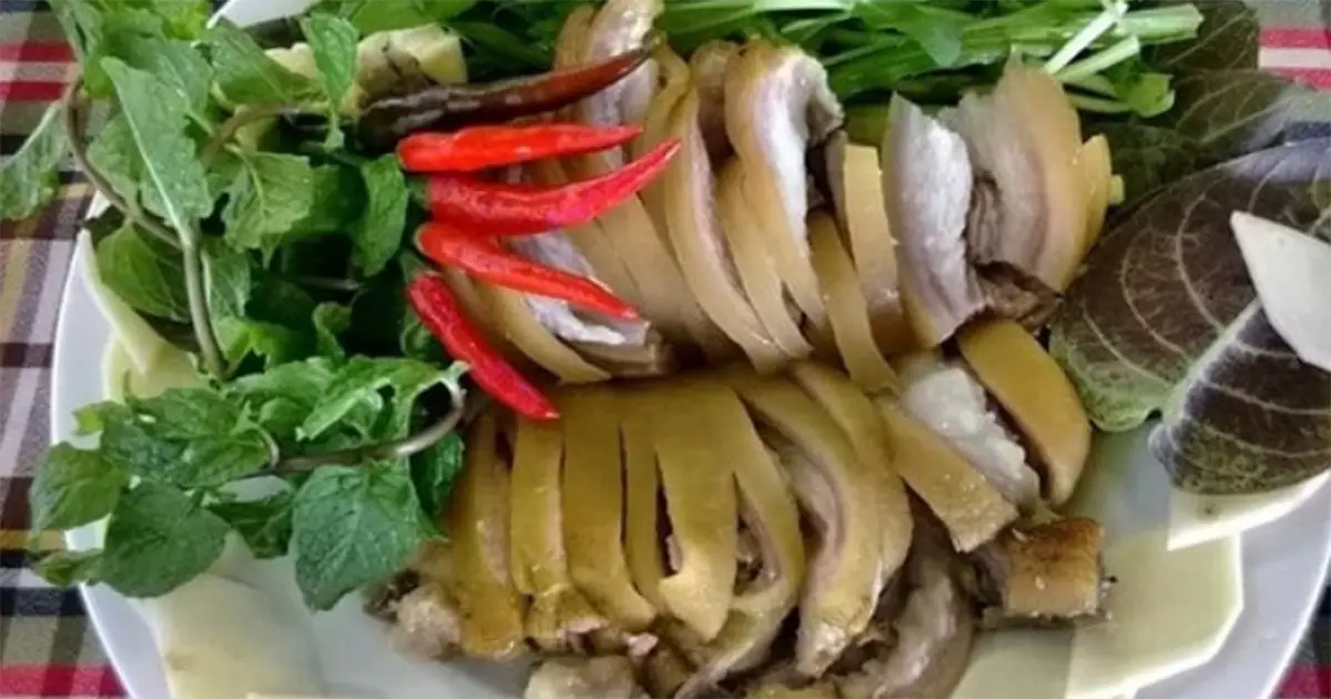 Heo rừng hấp gừng Khu du lịch Vườn Xoài Đồng Nai