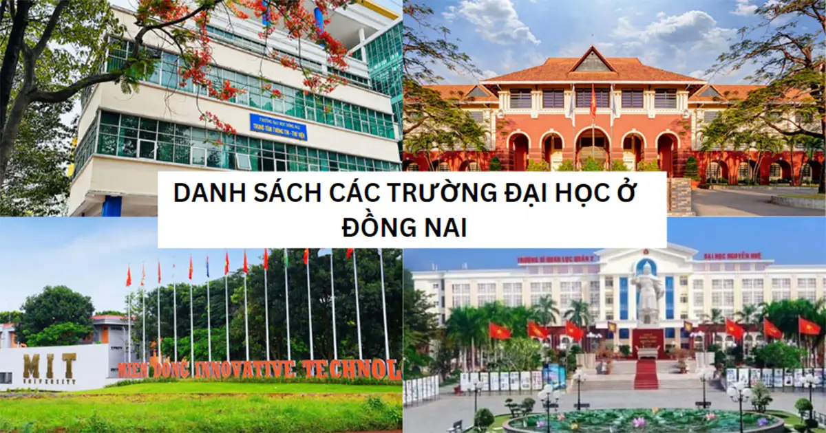 Danh sách trường Đại học ở Đồng Nai mới nhất 2025