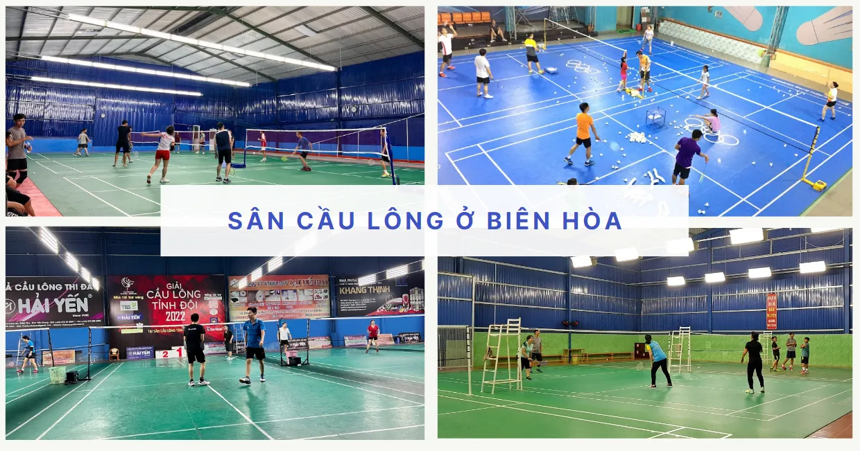 Top 10+ sân cầu lông giá rẻ, chất lượng tại Biên Hòa năm 2025
