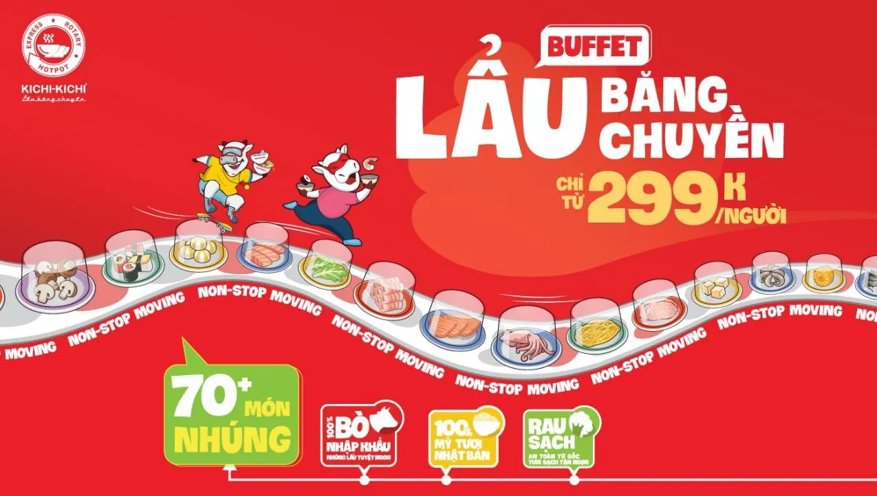 Giá vé Kichi - Kichi Biên Hòa mới nhất