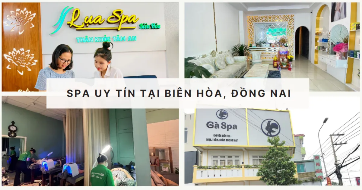 TOP Spa uy tín và chất lượng tại Biên Hòa, Đồng Nai năm 2025