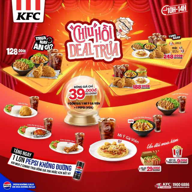 Ưu đãi KFC Long Thành