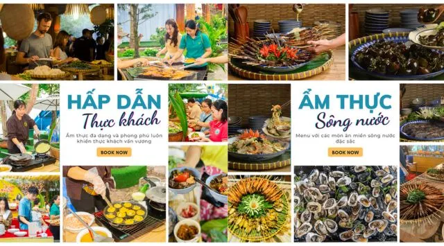 Ẩm thực tại Làng du lịch Tre Việt