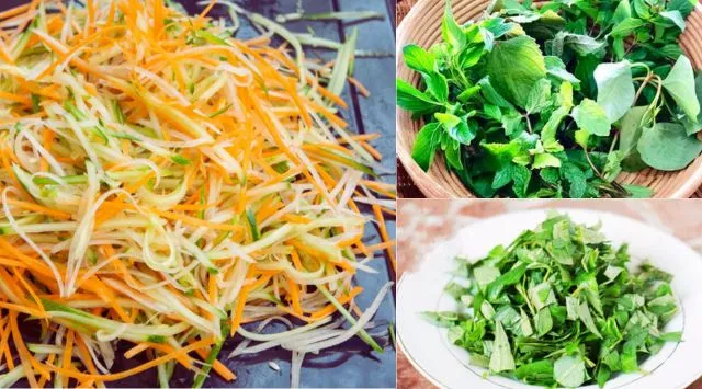 Sơ chế các loại rau và củ