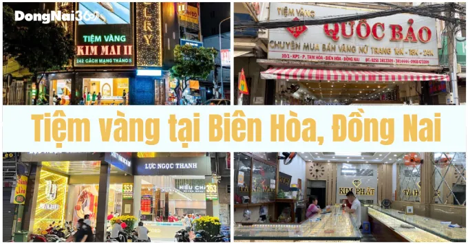 Top 5 Tiệm vàng ở Biên Hòa uy tín, chất lượng năm 2025