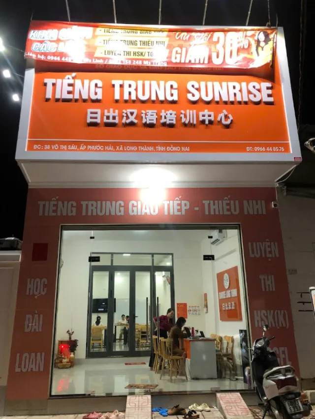 Trung tâm tiếng Trung Sunrise Long Thành